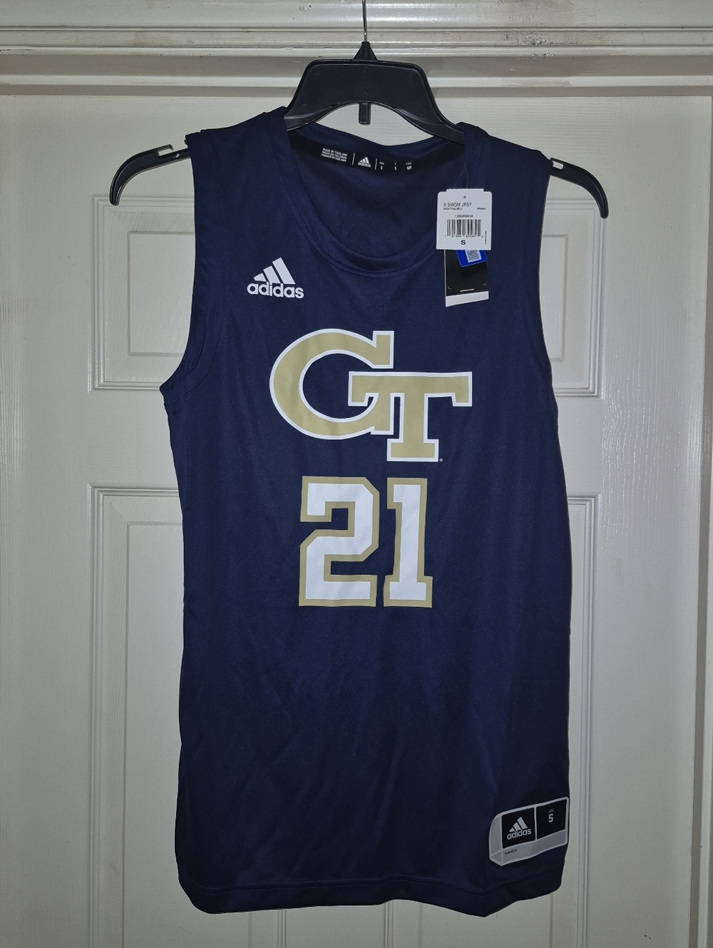 Adidas Georgia Tech Yellow Jackets Basketball Jersey